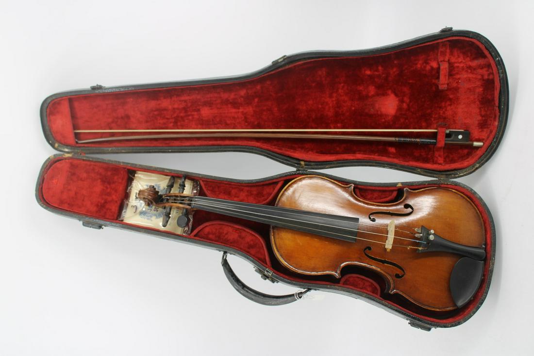 Violin & Bow In Hard Shell Case (1 of 11)