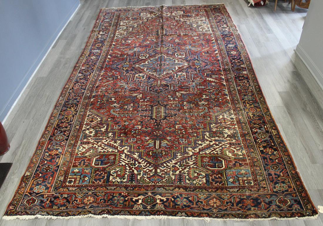 Large Antique And Finely Hand Woven Heriz Carpet (1 of 12)
