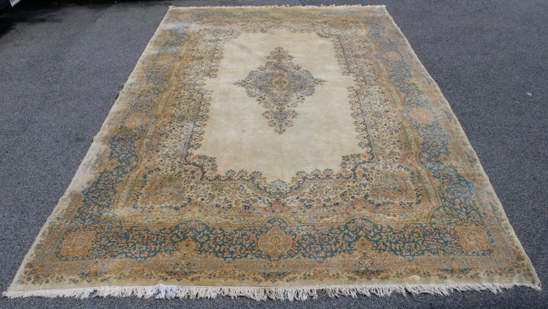 Large And Finely Hand Woven Kerman Carpet. (1 of 7)