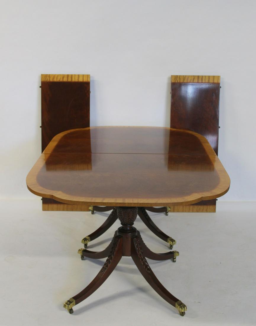 BAKER, Historic Charleston Mahogany Banded (1 of 6)