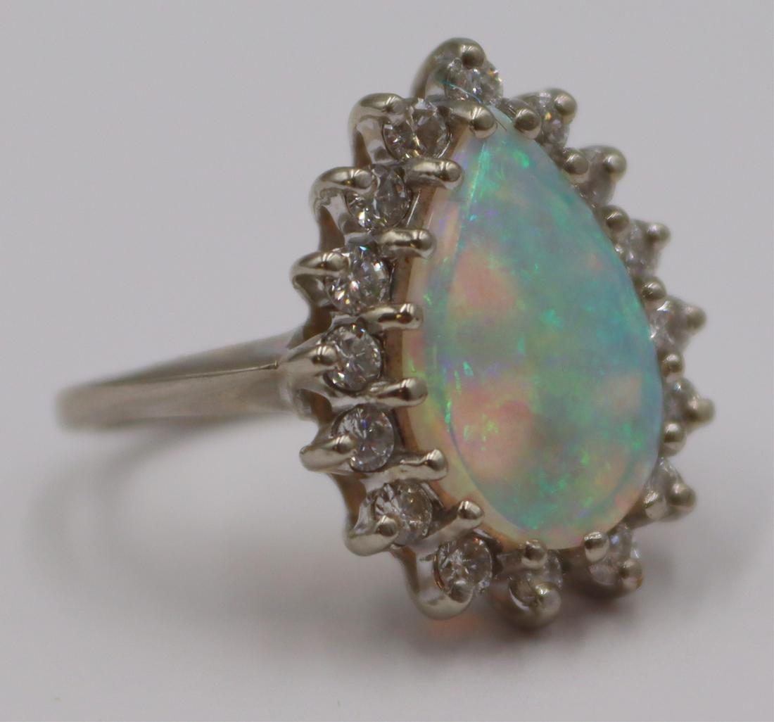 JEWELRY. Jaylen 14kt Gold, Opal and Diamond Ring. (1 of 6)