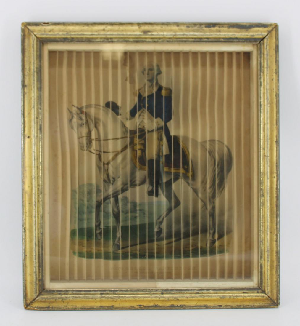 Rare Currier & Ives Tricenium Portrait Washington (1 of 7)