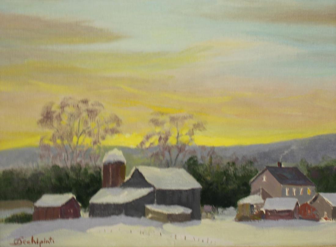 Joseph Occhipinti (1938-2020) Oil on Board. (1 of 5)