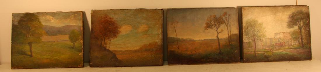 4 M J Goldsmith Oils on Canvas Landscapes. (1 of 8)