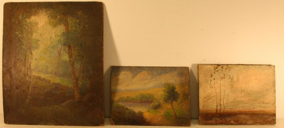 3 M J Goldsmith Oils Landscapes. (1 of 7)