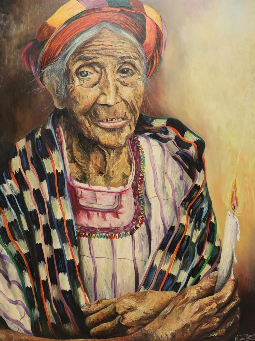 Nicolas Reanda Signed Oil on Canvas. (1 of 5)