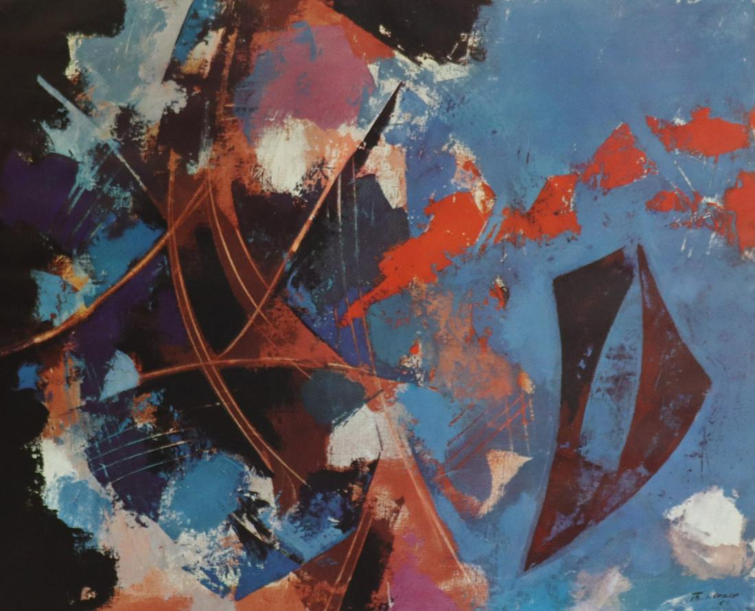 Theodor Werner Signed Poster "Typhoon". (1 of 4)