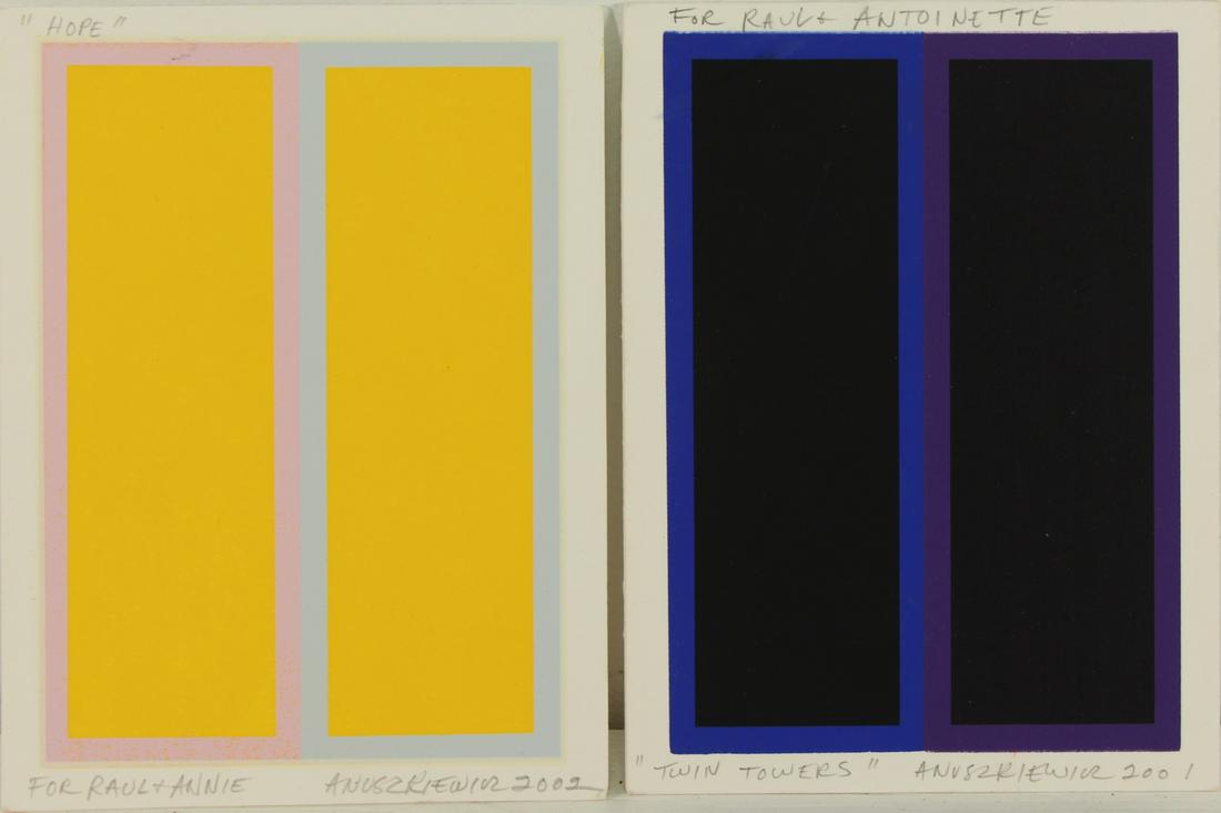 RICHARD ANUSZKIEWICZ (AMERICAN, 1930-2020). (1 of 9)