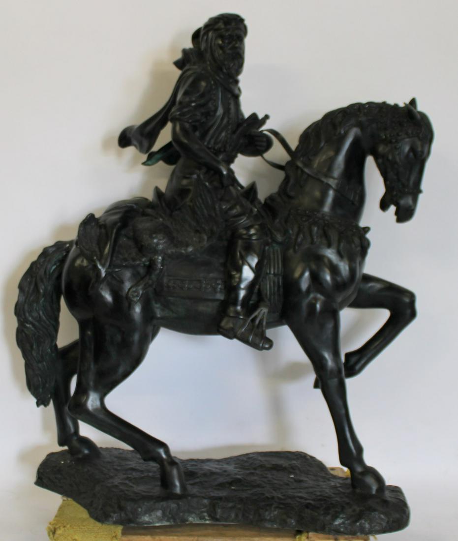 Vintage & Large Orientalist Bronze Sculpture Of (1 of 16)