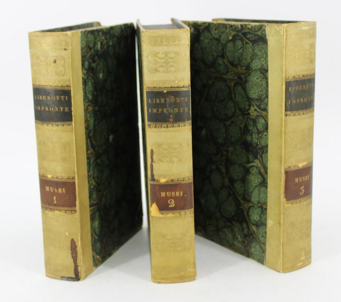 Liberotti Impronte 3 Vols Grand Tour Cameos Cased (1 of 17)