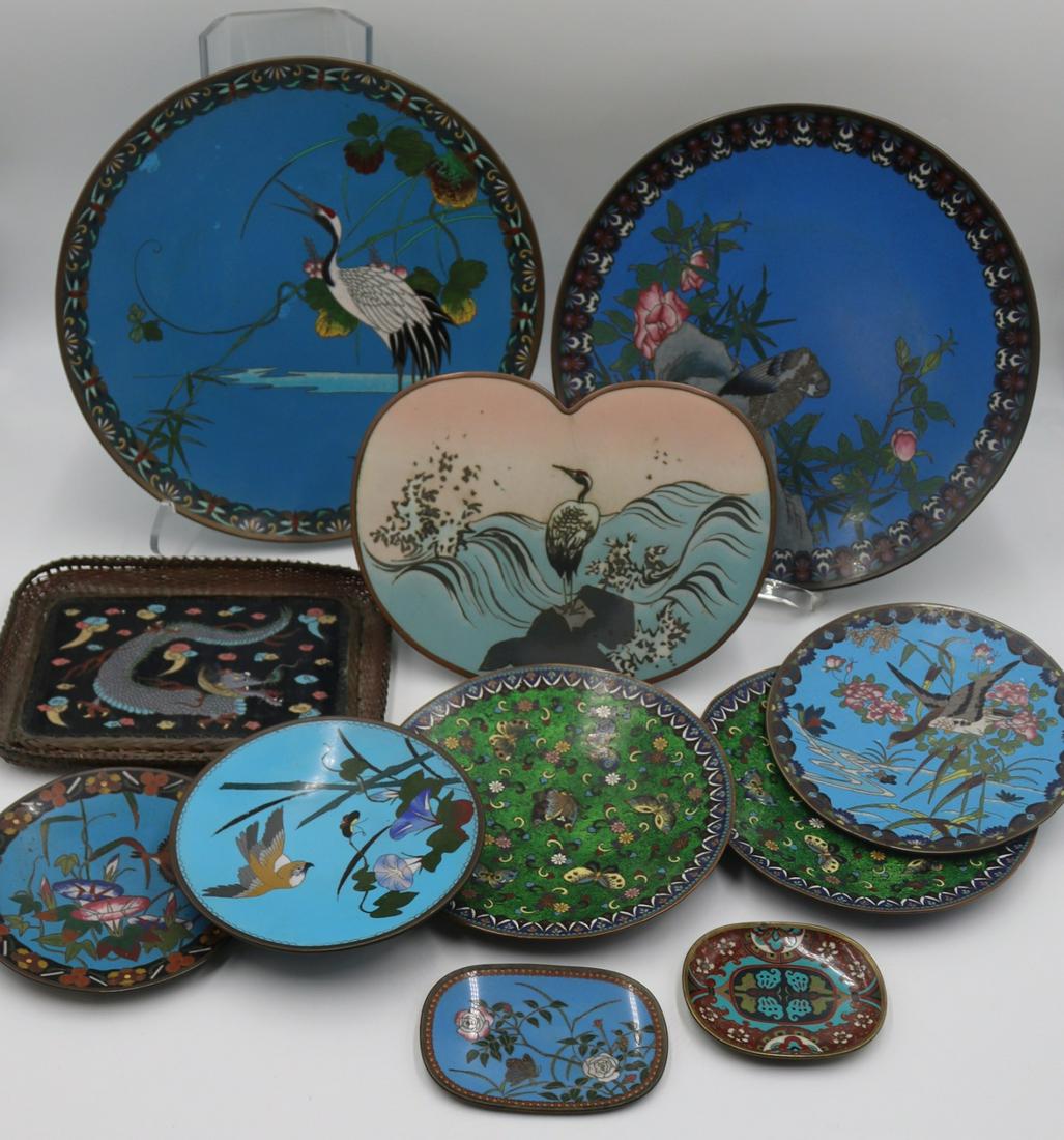 Assorted Grouping of Japanese Cloisonne Items. (1 of 17)