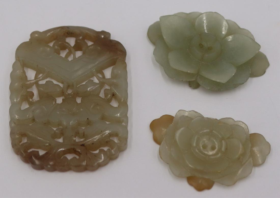 Grouping of Antique Carved Chinese Jade. (1 of 11)