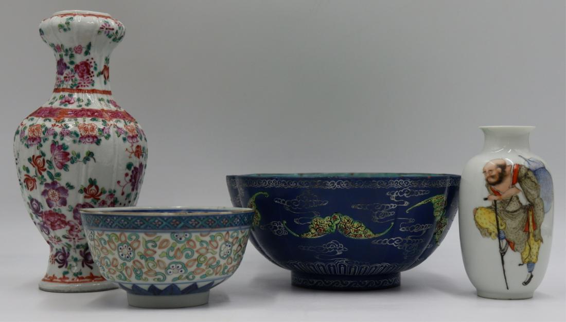Grouping of Chinese Porcelains. (1 of 17)