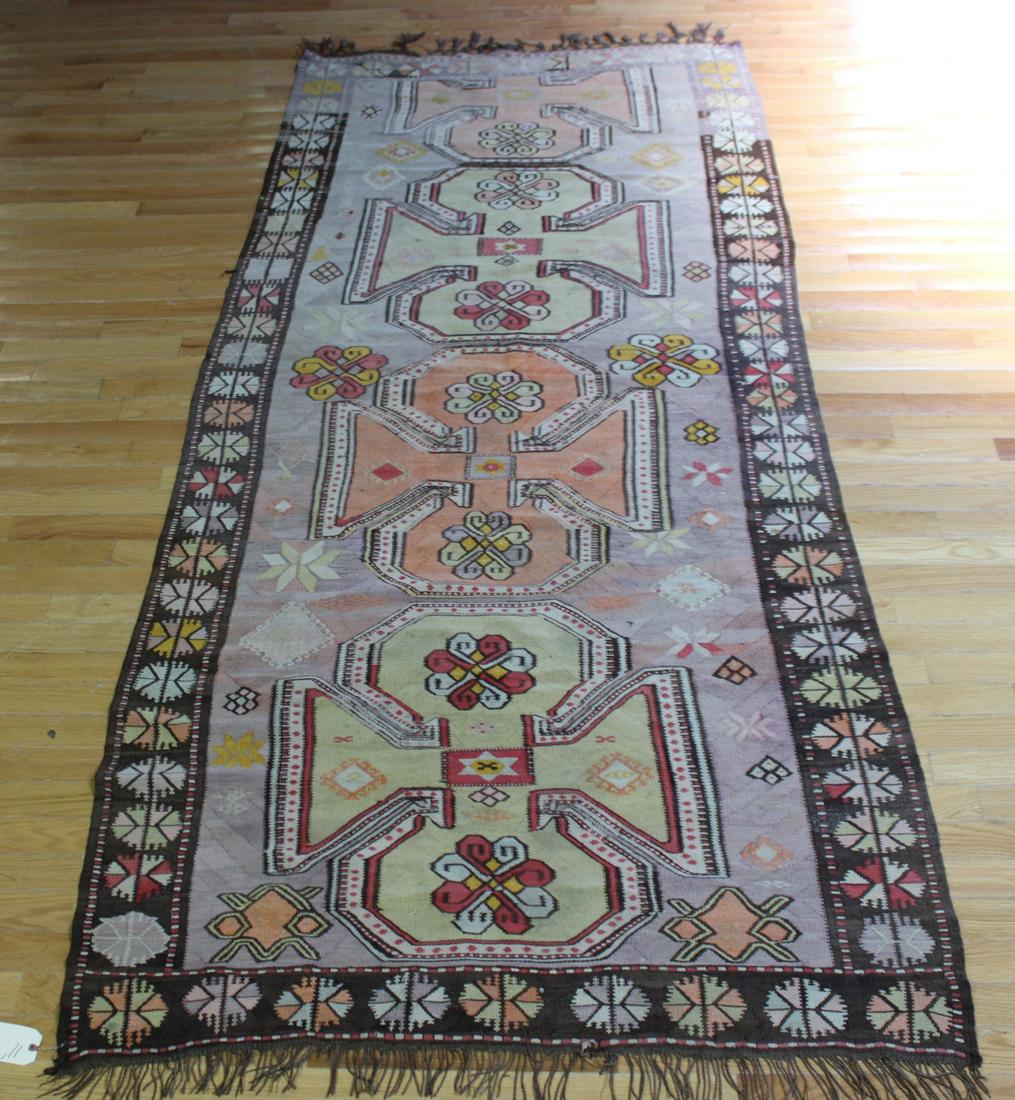 Vintage And Finely Hand Woven Kazak Style Carpet (1 of 11)