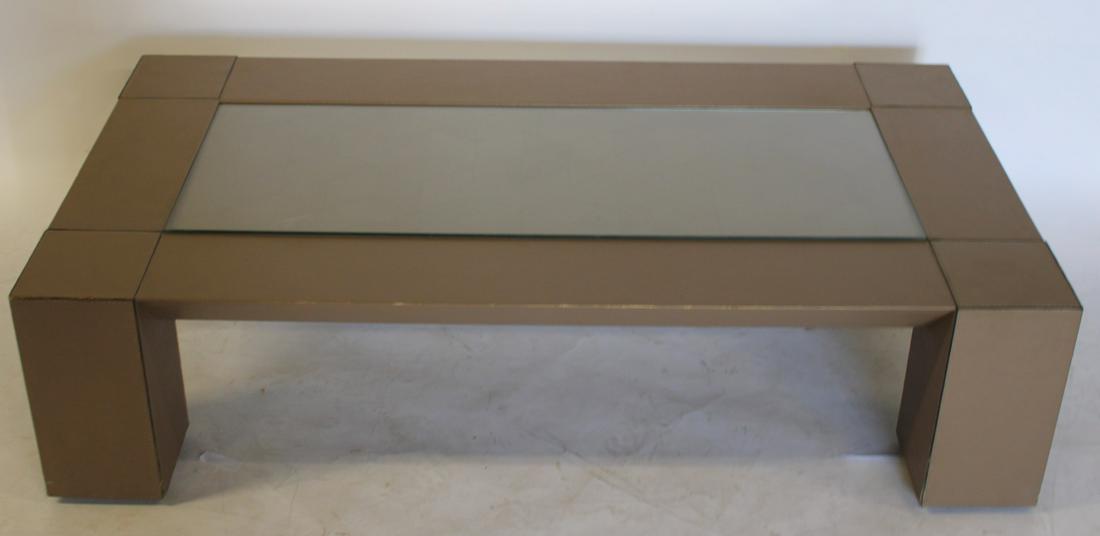 Jori Signed Leather Wrapped Coffee Table. (1 of 9)