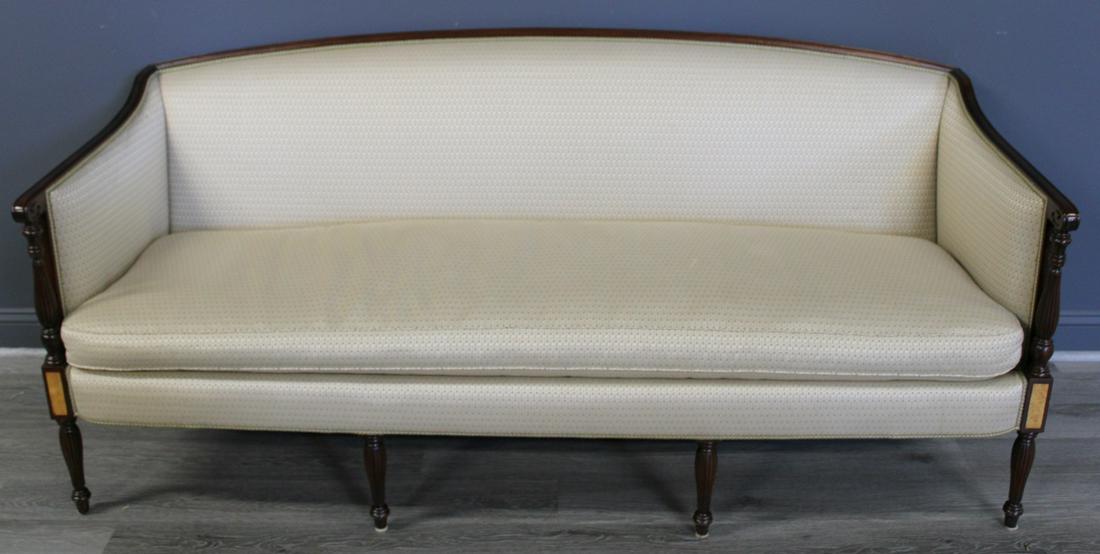 Sheraton Style Upholstered Sofa. (1 of 5)