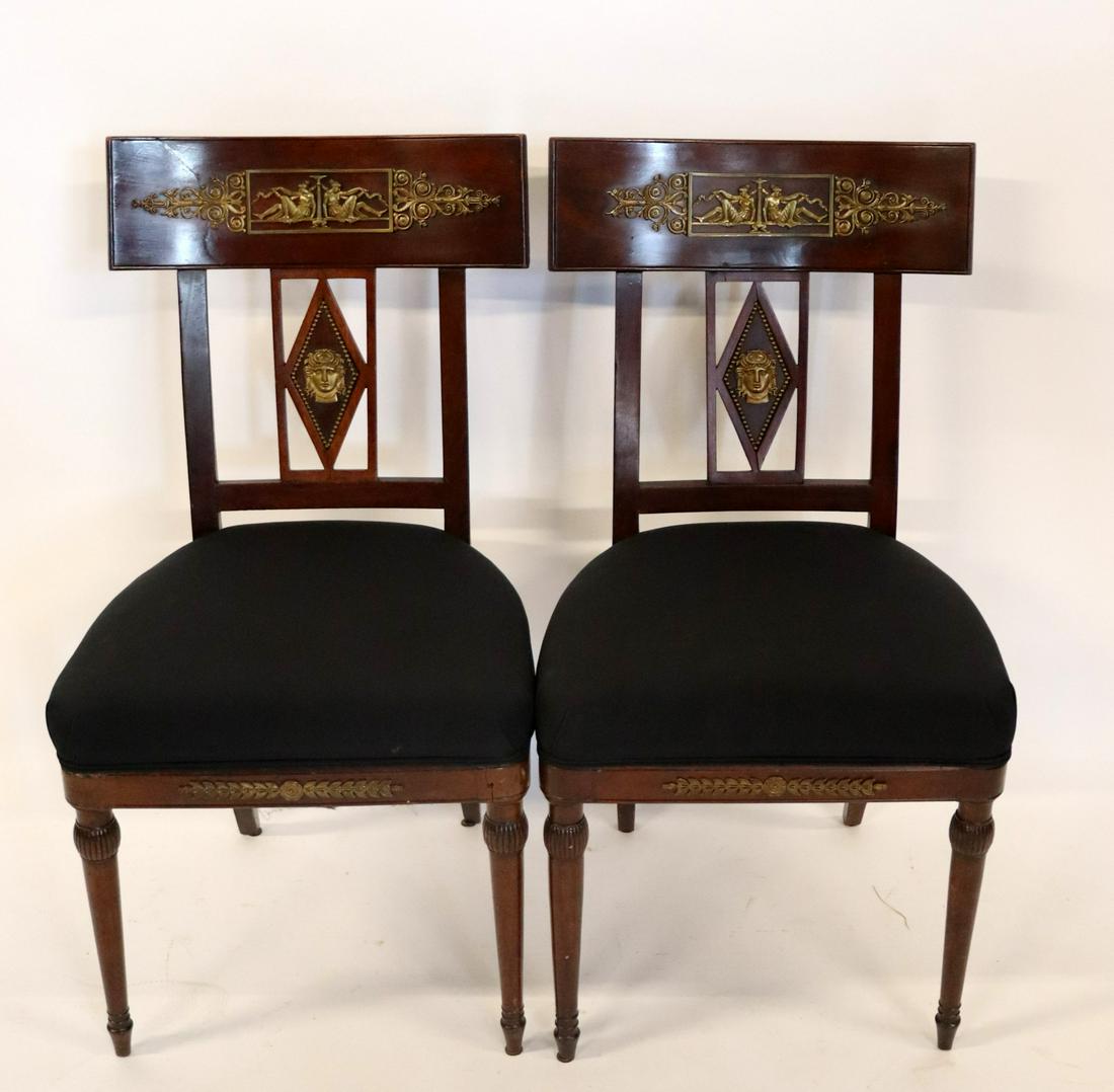 A Fine Pair of Antique Continental Bronze Mounted (1 of 5)