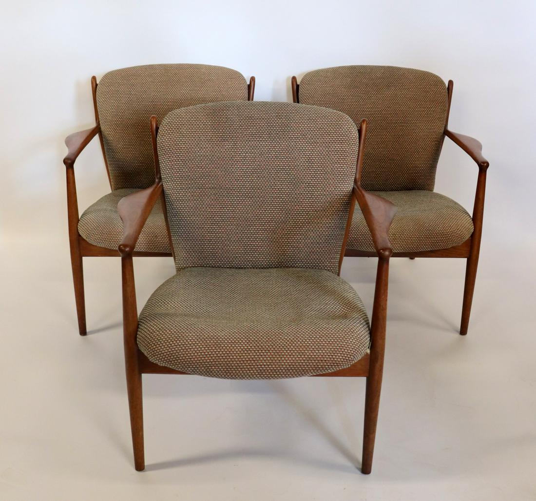 Midcentury. Lot Of 3 Danish Modern Armchairs (1 of 5)