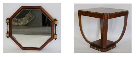 Art Deco Carved & Gilt Decorated Table & (1 of 10)