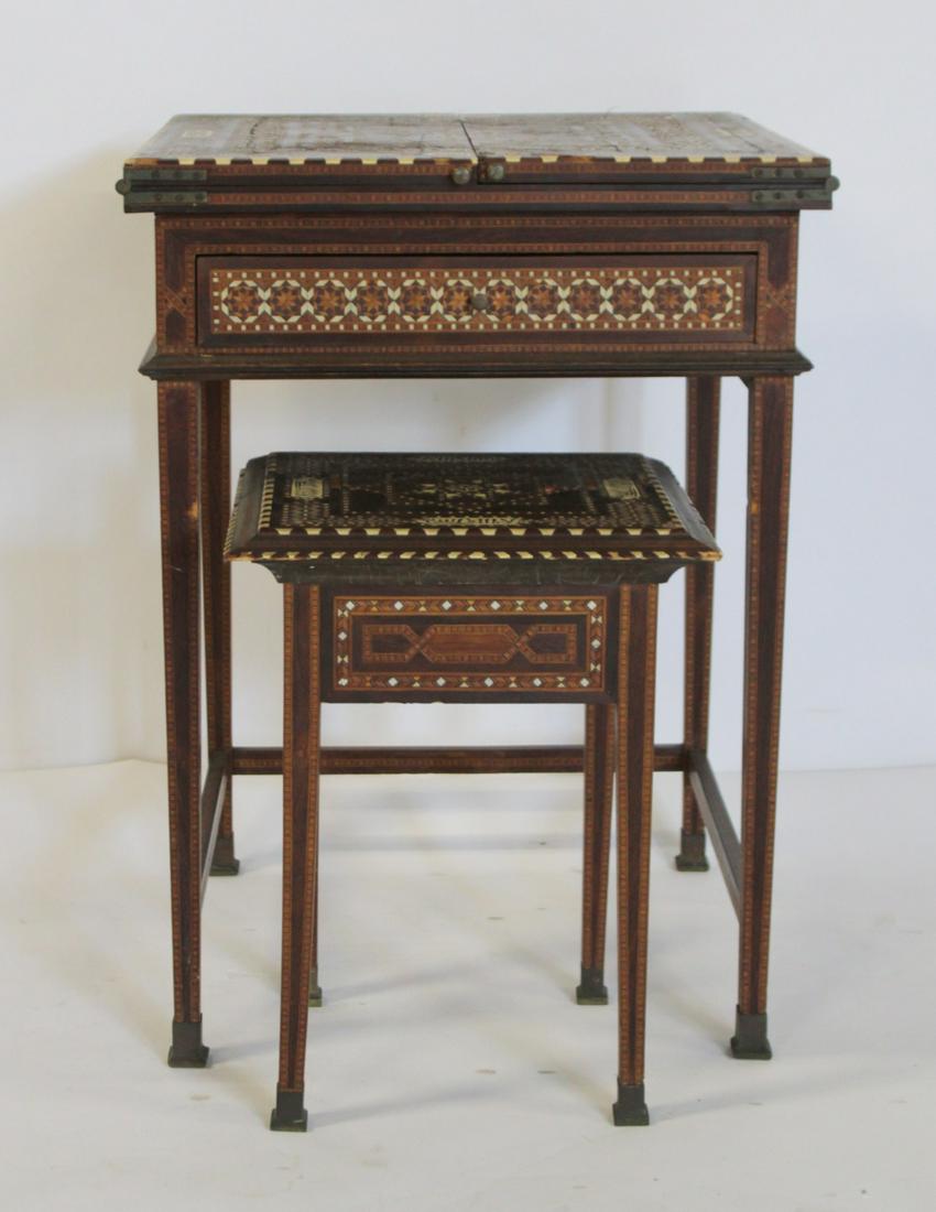 Signed Antique Syrian / Middle Eastern Desk (1 of 16)