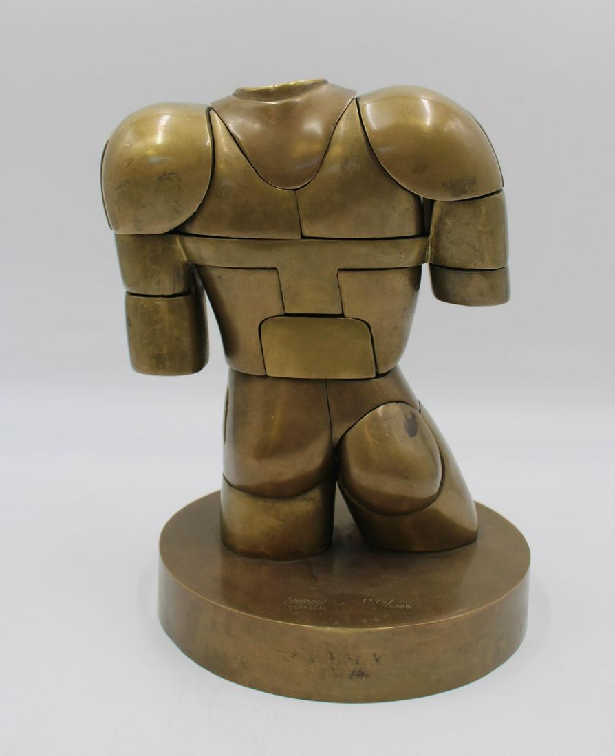 Miguel Ortiz Berrocal (Spain 1933 - 2006) Torero,: Signed and numbered 1379 / 2000. From a West Side NYC collection. - Dimensions: 11" H