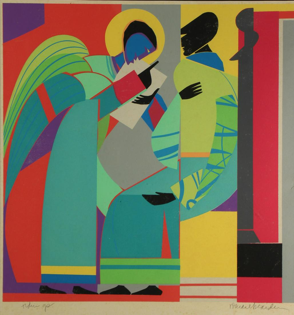 ROMARE BEARDEN (AFRICAN-AMERICAN, 1911-1988). (1 of 8)
