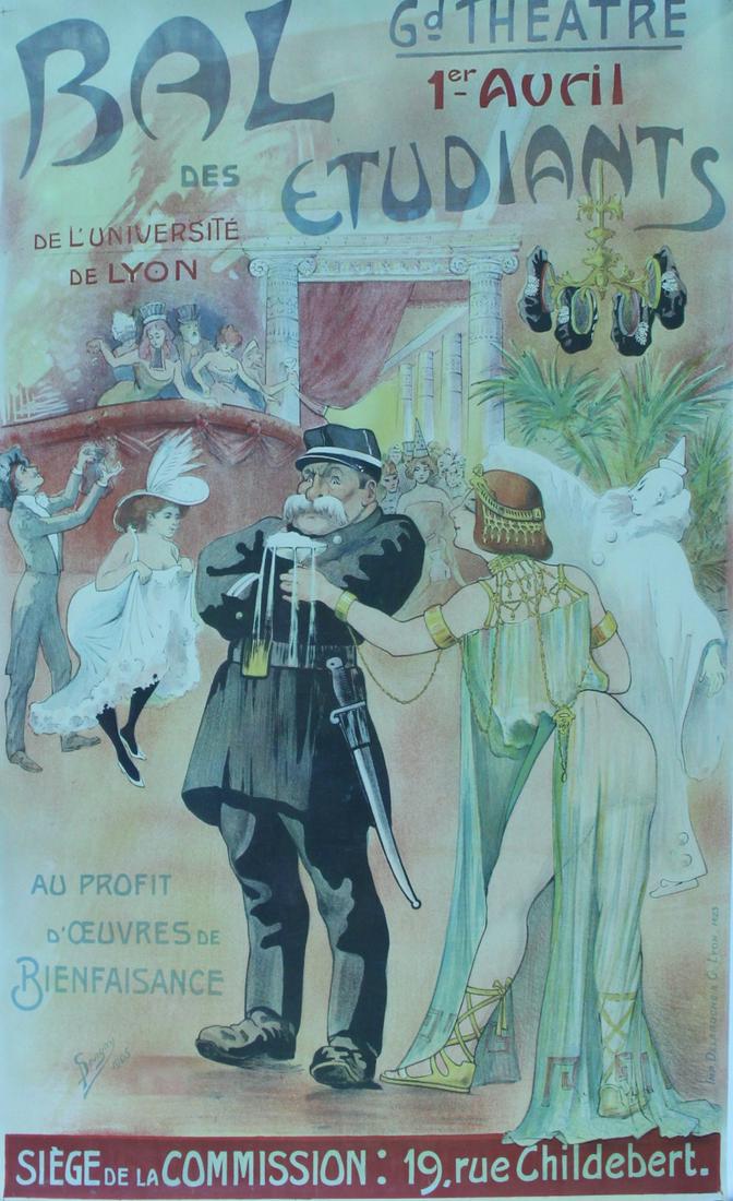 VINTAGE LITHOGRAPHIC POSTER (1 of 8)