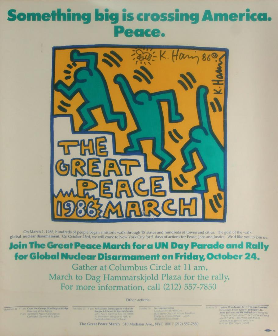 KEITH HARING (AMERICAN, 1958-1990). (1 of 6)