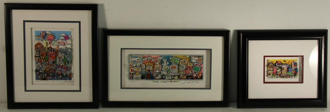 CHARLES FAZZINO (AMERICAN, b. 1955). (1 of 15)