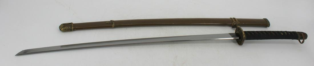 Japanese WW2 Samurai Sword In Scabbard (1 of 9)