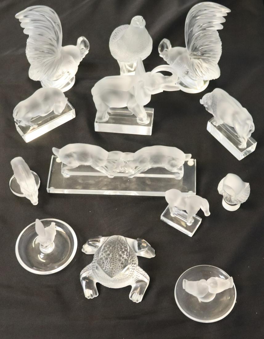 Grouping of Lalique Animals. (1 of 10)