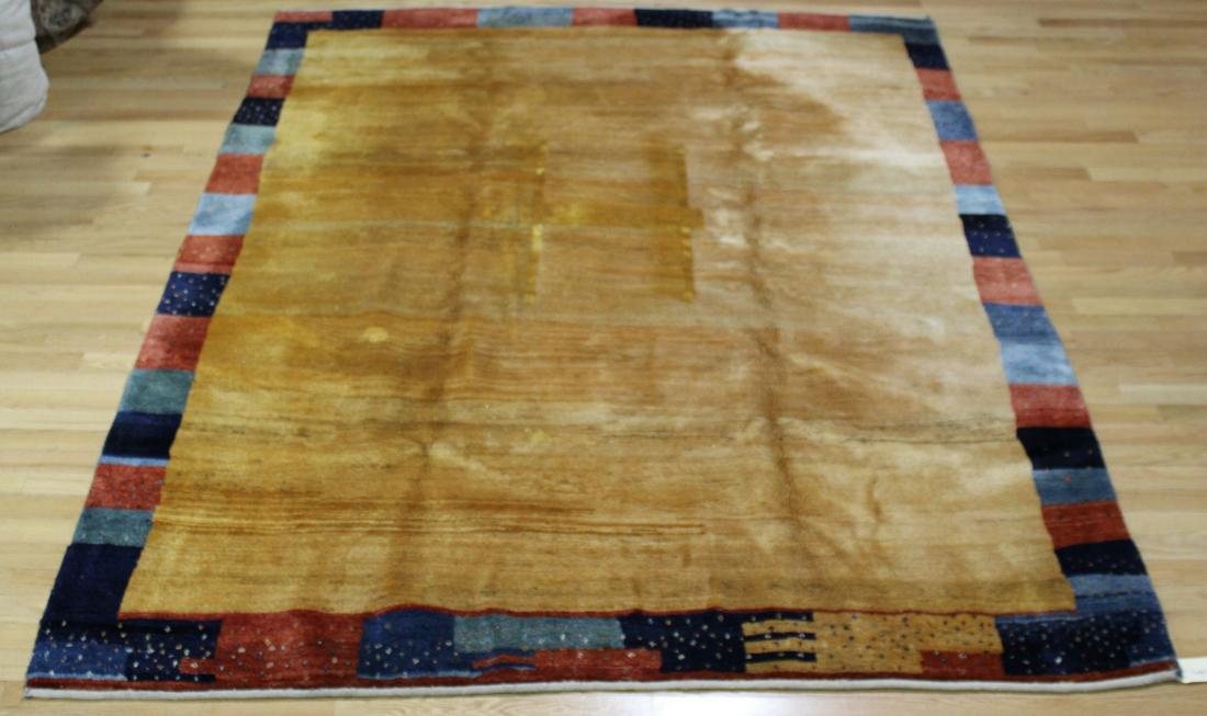 Vintage And Finely Hand Woven Modernist Carpet. (1 of 7)