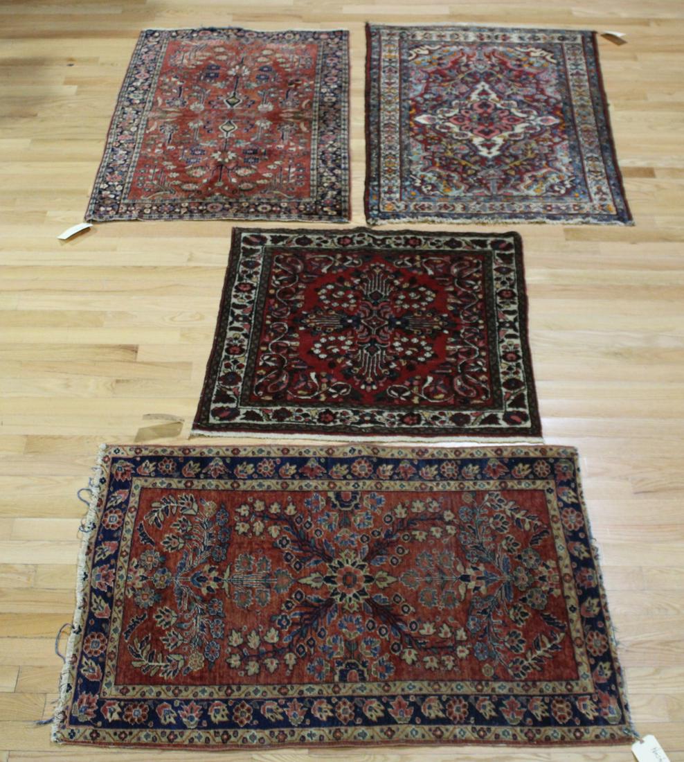 4 Antique / Vintage Finely Hand Woven Area Carpets (1 of 17)