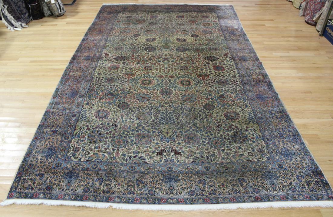 Antique And Finely Hand Woven Roomsize Kerman (1 of 9)