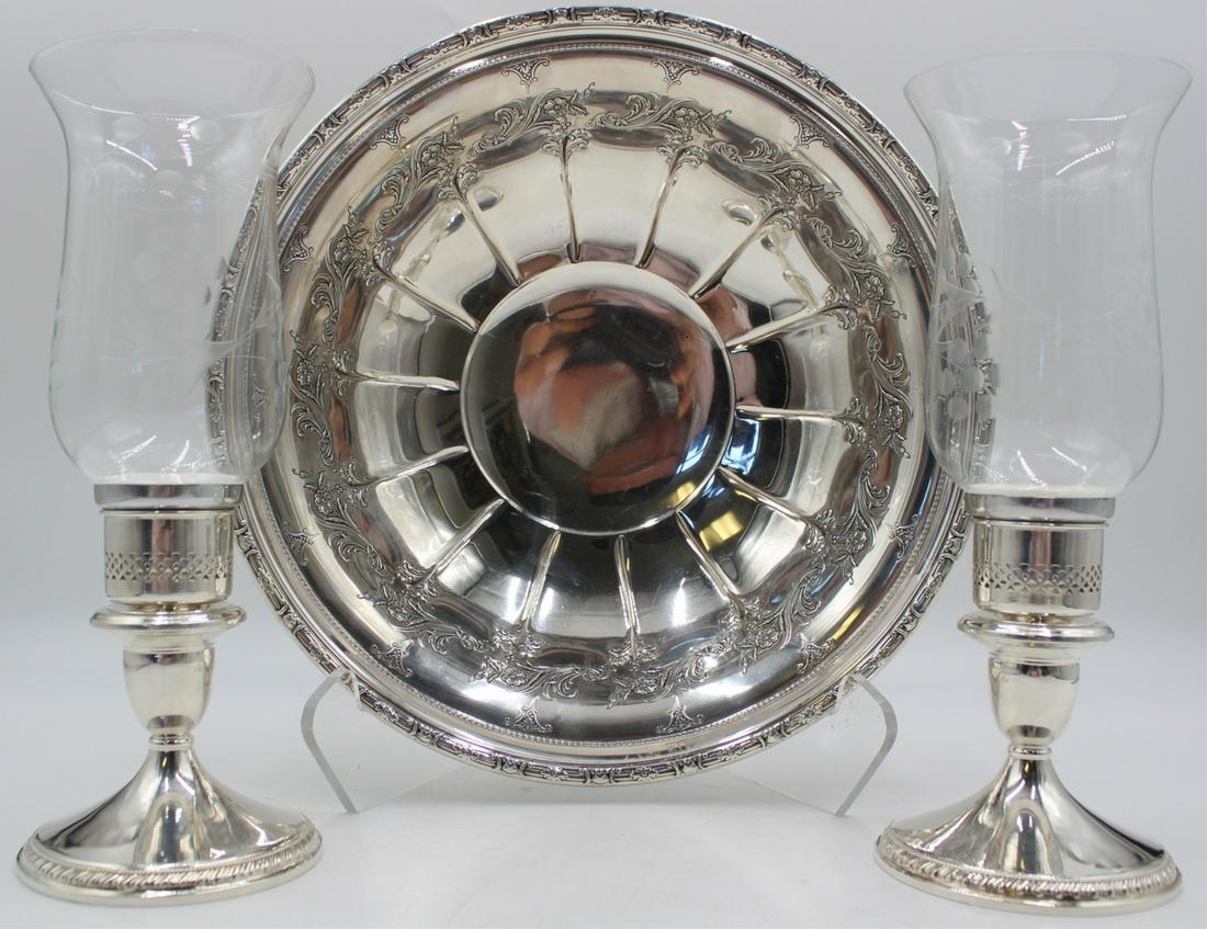 STERLING. Assorted Sterling Hollowware Grouping. (1 of 14)