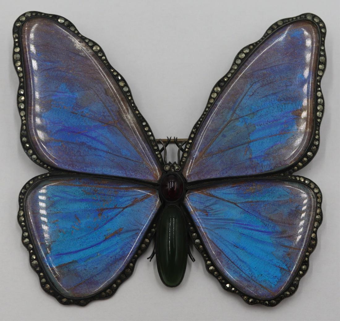 JEWELRY. Unusual Large Butterfly Wing Butterfly (1 of 12)