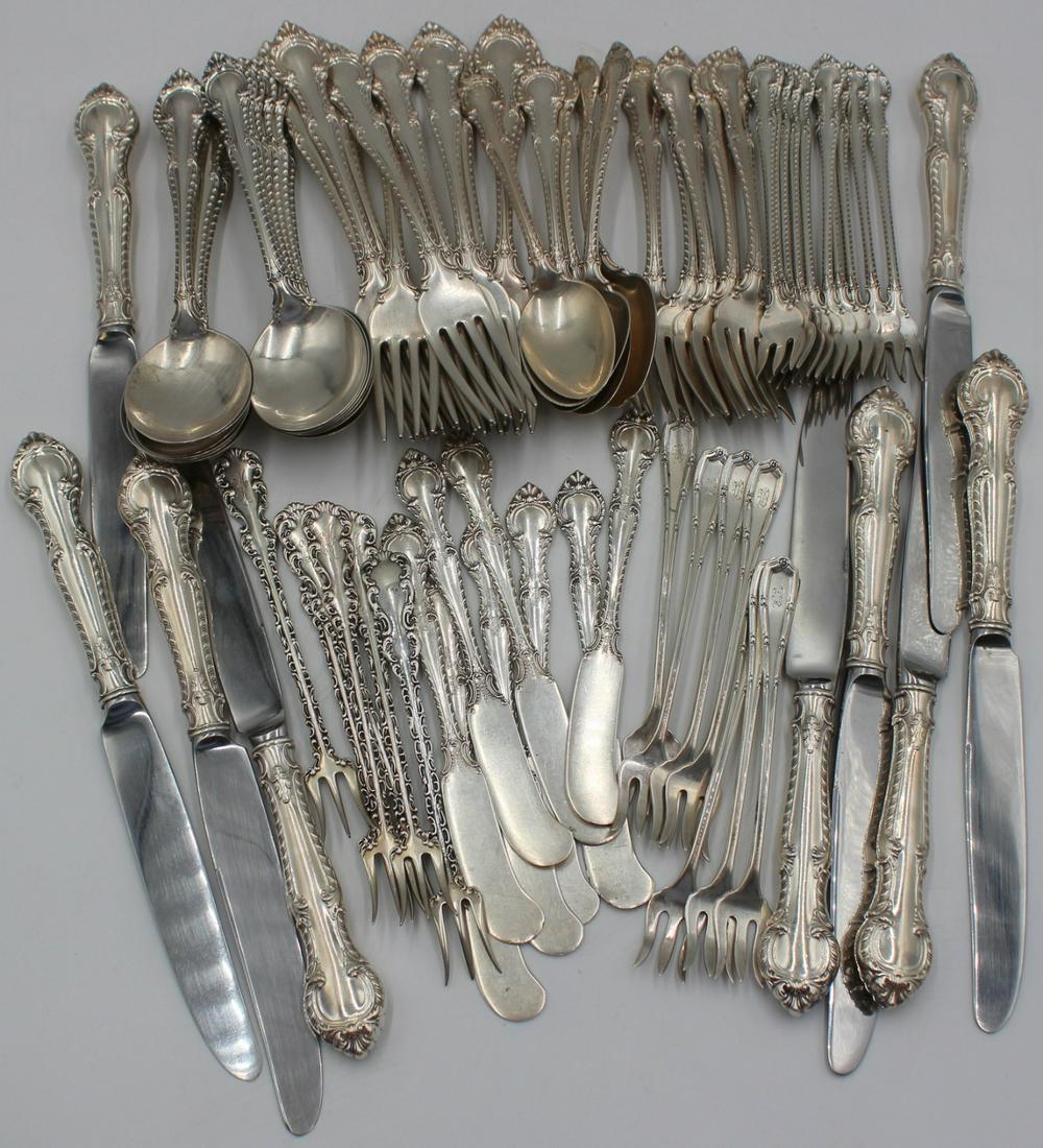 STERLING. Gorham English Gadroon Sterling Flatware (1 of 13)