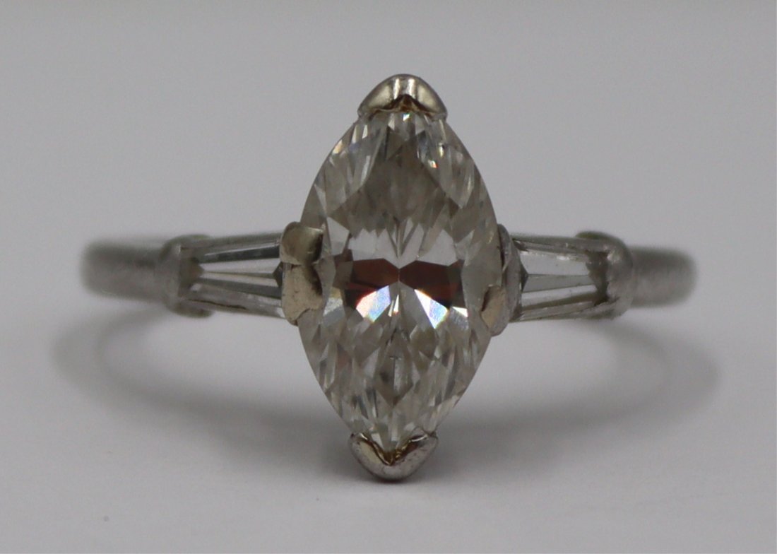 JEWELRY. 1.91 Marquis Diamond, GIA no. 2221103052. (1 of 12)