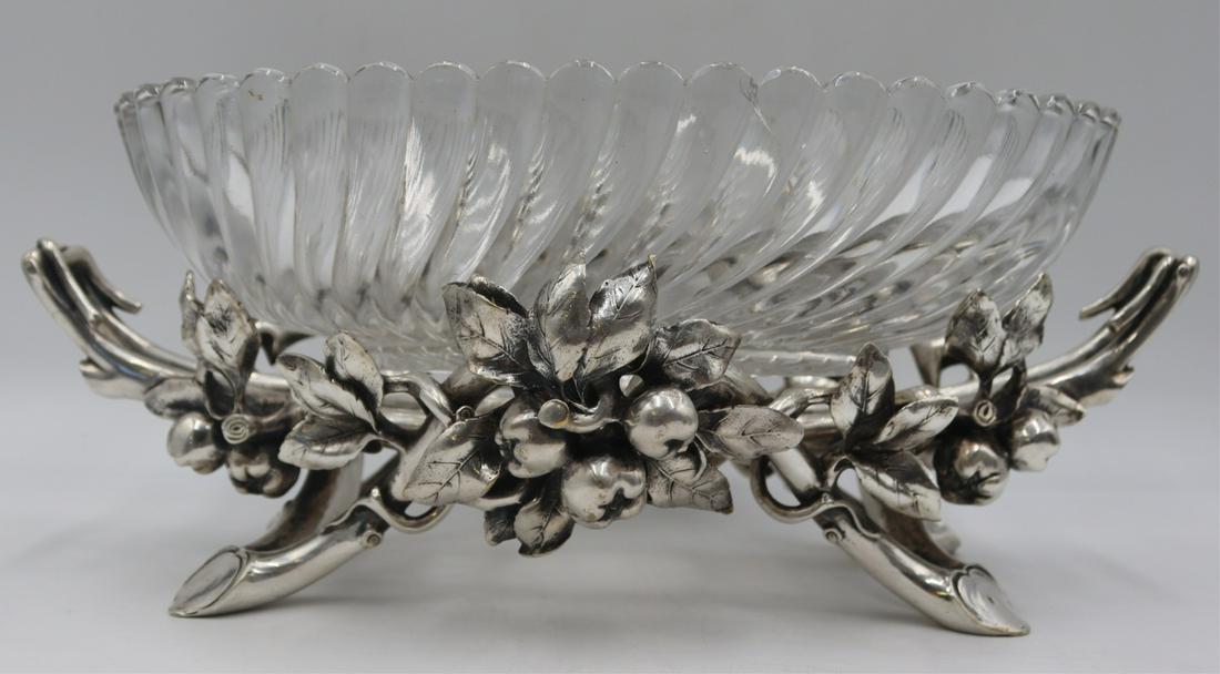 SILVERPLATE. Christofle Silverplate Center Bowl. (1 of 10)