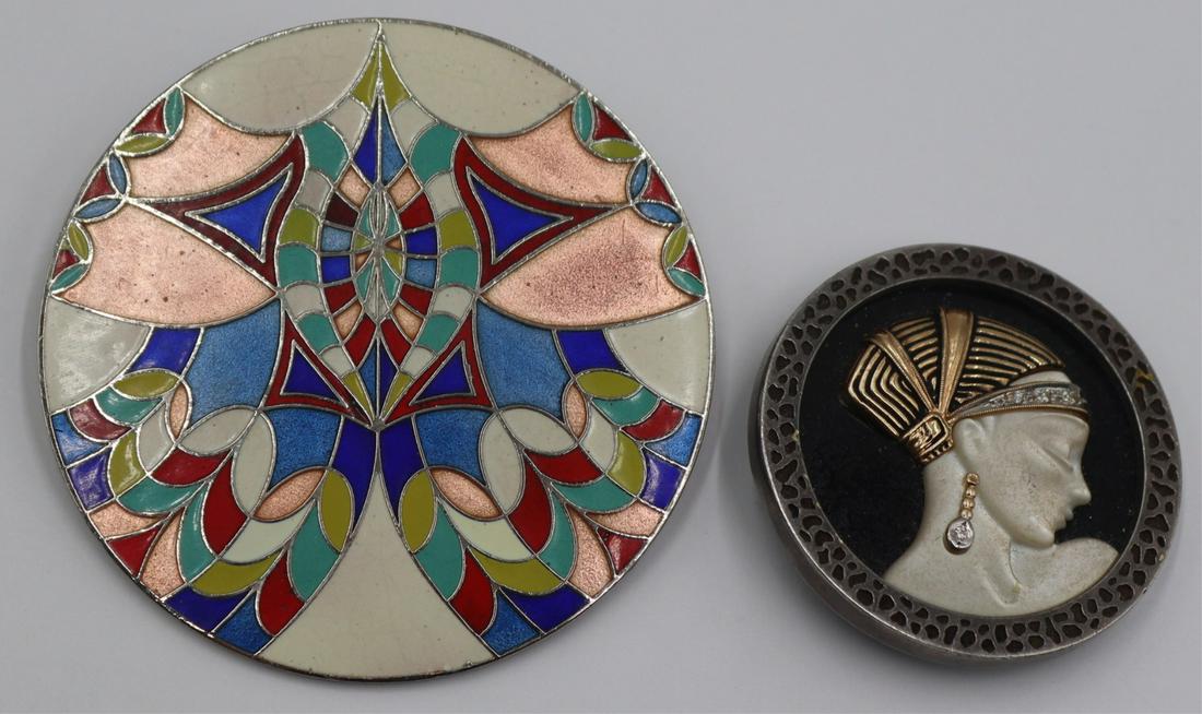 JEWELRY. Vintage Brooch Grouping Inc. Erte. (1 of 10)