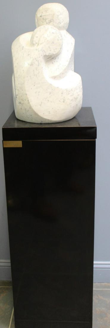 Carol Smith Marble Sculpture "Intimacy" On Stand (1 of 5)