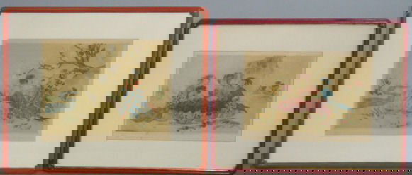 LORD, Elyse. 2 Color Etchings. "Magnolias" and: Untitled. Each pencil signed lower right. Edition 15/100 and 30/100. "Magnolias" has Kraushaar Galleries label verso. Elyse Ashe Lord, British, 1915-1939. Dimensions: 8.5" high x 13" wide & 10.5" high