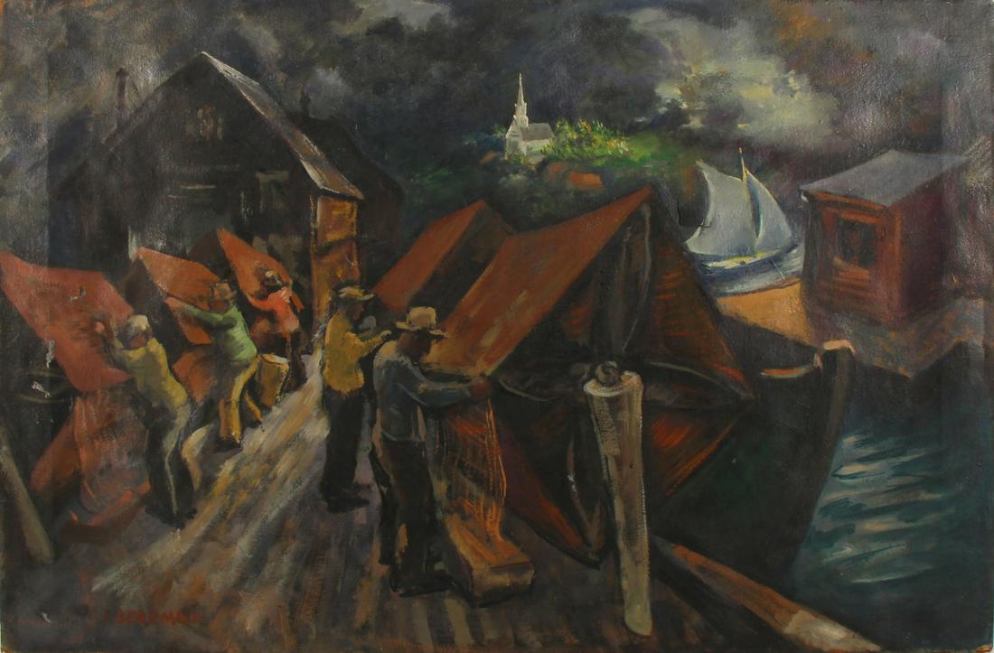 AARON BERKMAN (AMERICAN, 1900-1991). (1 of 9)