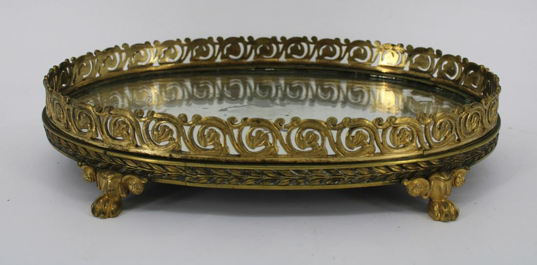 Antique Bronze Footed Surtout De Table. (1 of 4)