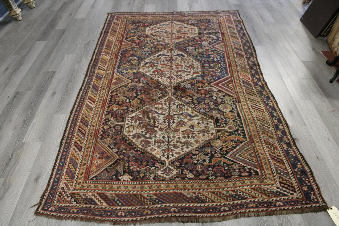 Antique And Finely Hand Woven Carpet (1 of 6)