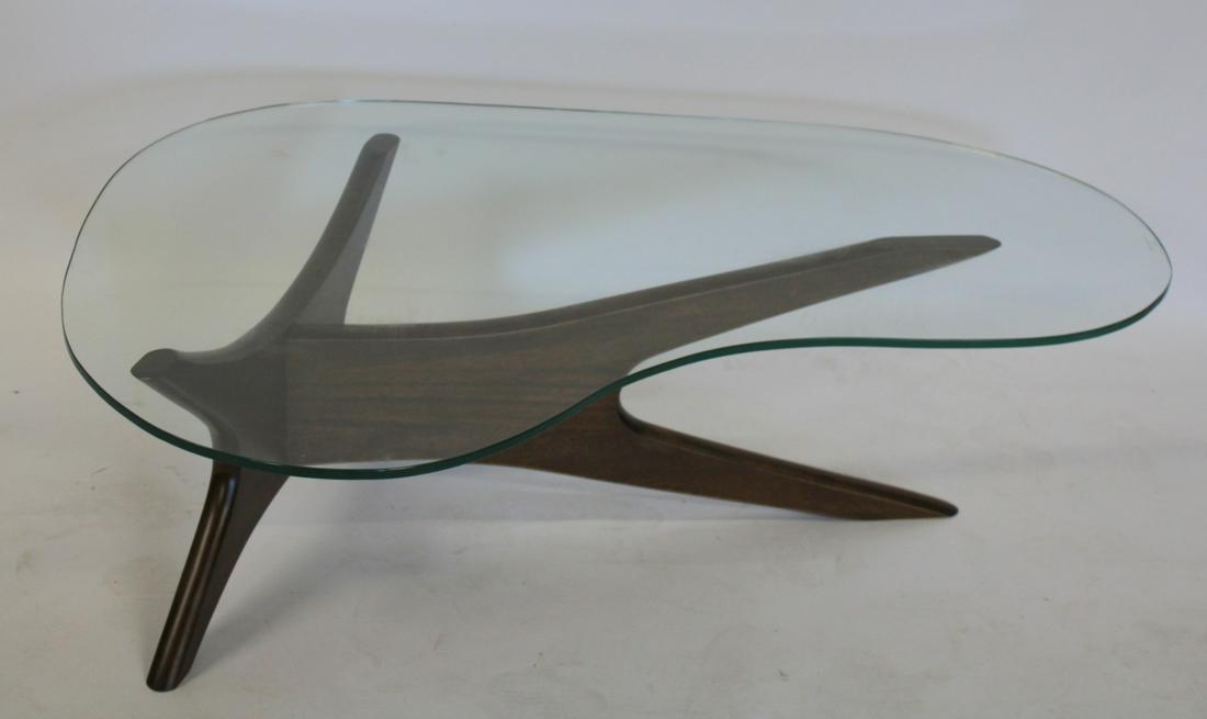 Vintage Kagan Style Glass Top Coffee Table (1 of 6)