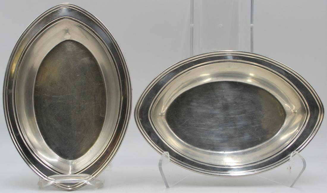 STERLING. Pair of Gorham Sterling Open Vegetable (1 of 5)