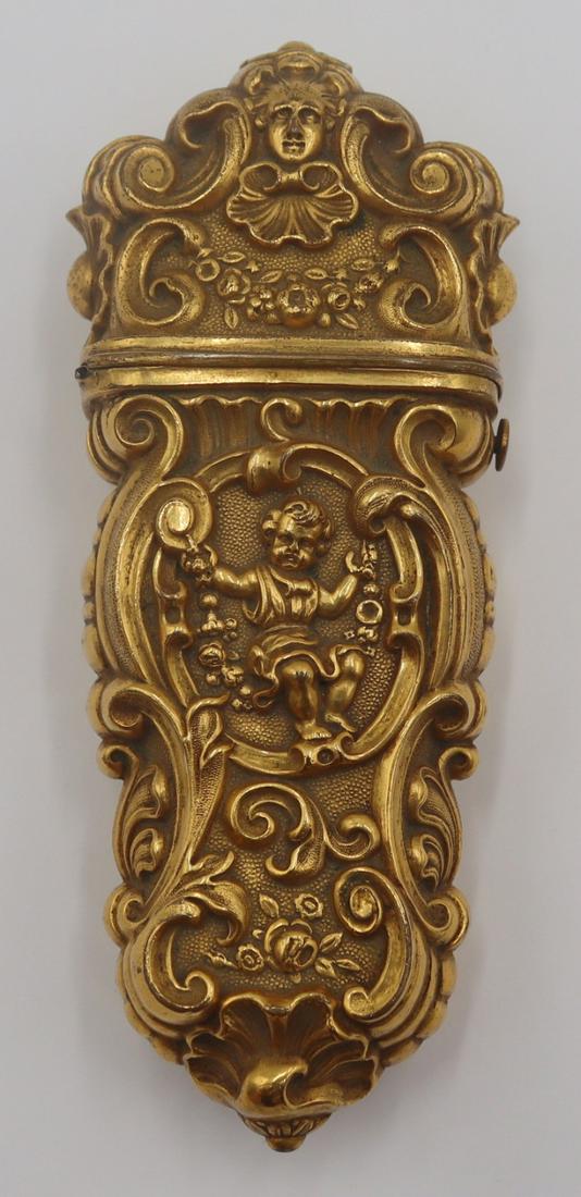 Continental Gilt Bronze Hinged Vessel with Scent (1 of 13)