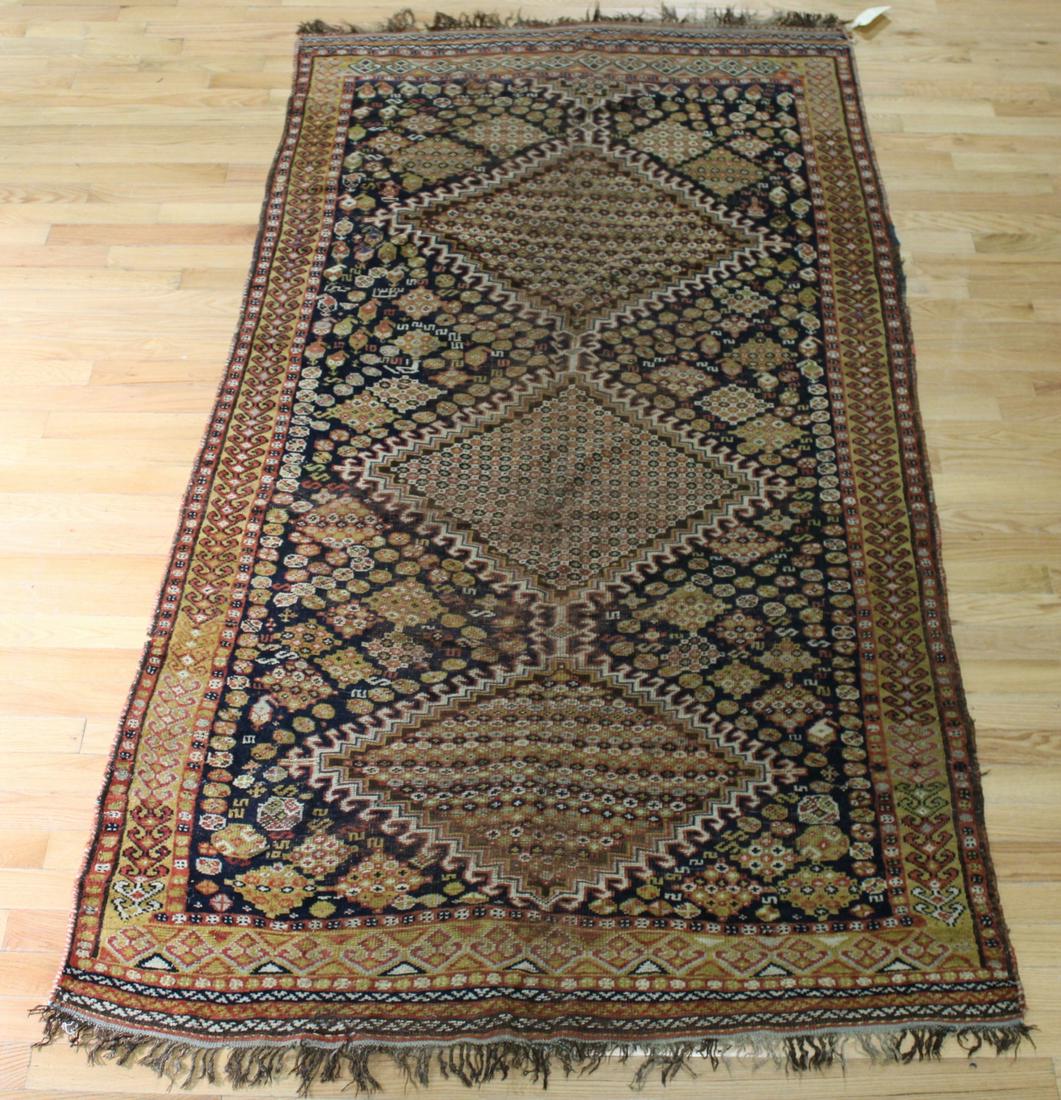 Antique Finely Hand Woven Kazak Style Carpet (1 of 6)
