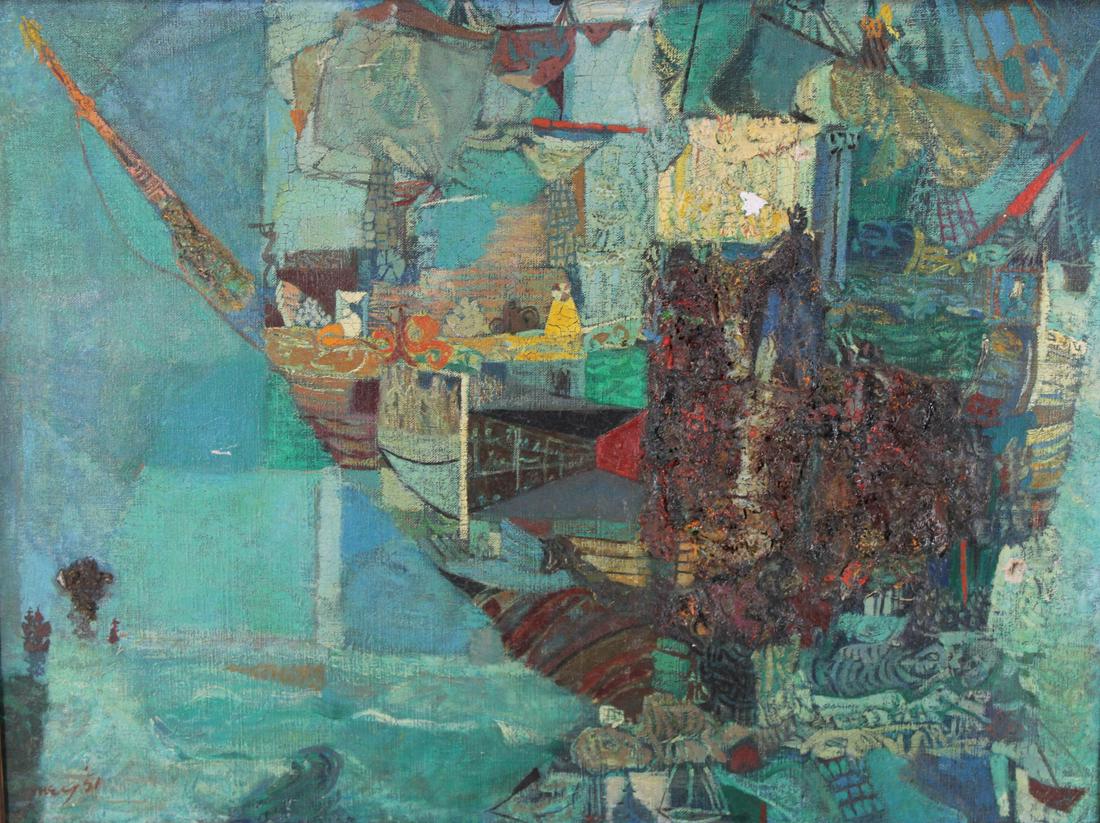 Anthony Toney (US 1913 - 2004) Signed & Dated 51. (1 of 6)